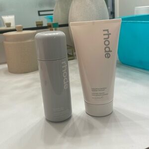 Rhode face wash & glazing milk bundle